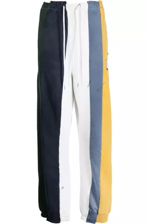 Maison Mihara Yasuhiro Colour-block panelled cotton track pants
