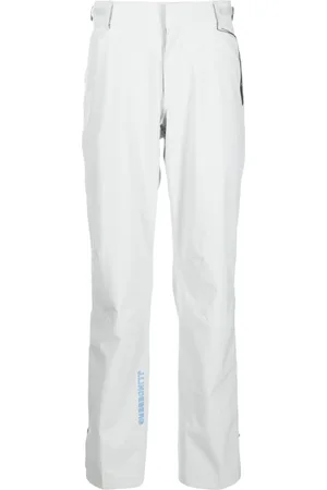 J Lindeberg Men Pants - Logo-print straight-leg trousers