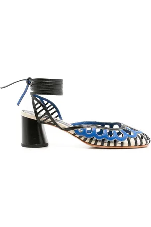 Sarah Chofakian Lilibet 50mm ankle-tie sandals