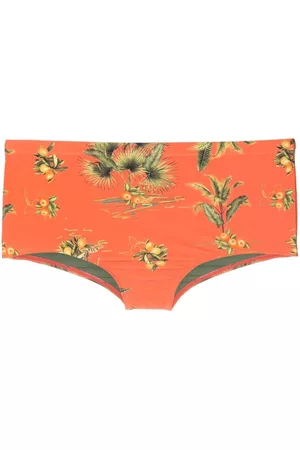 Lygia & Nanny Leaf-print swimming trunks