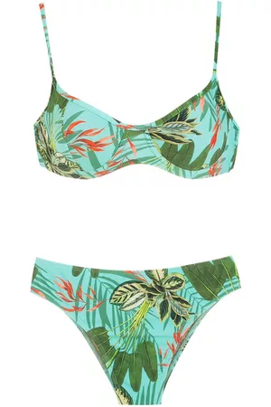 Lygia & Nanny Lilica leaf-print bikini