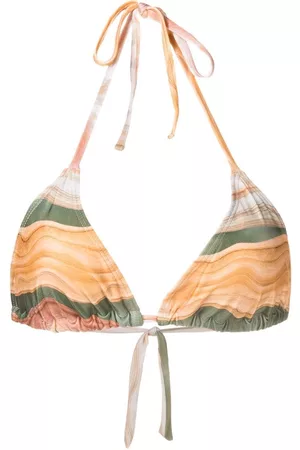 Lygia & Nanny Abstract-print bikini top