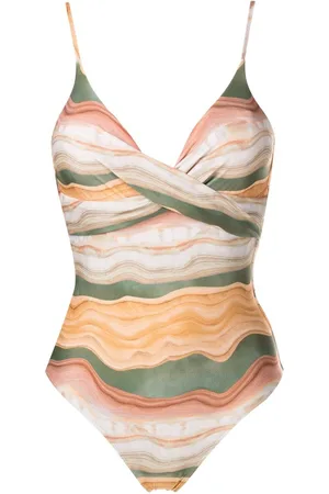 Lygia & Nanny Bianca twisted-front swimsuit