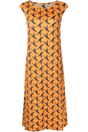 Lygia & Nanny Zababa bird-print midi dress
