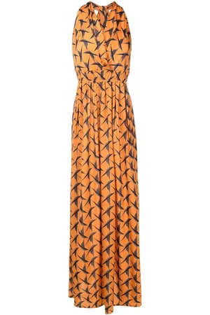 Lygia & Nanny Vênus halterneck long dress