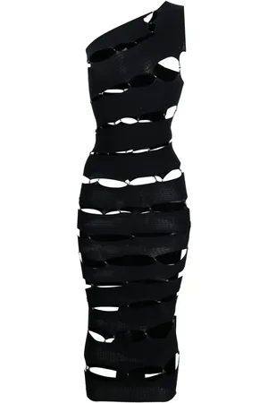 RUI Cut-out one-shoulder dress