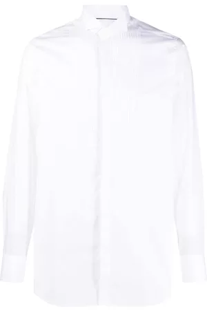 Tintoria Mattei Pleat-detail cotton shirt