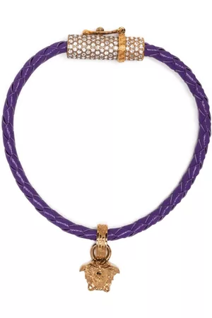 VERSACE Medusa-plaque detail bracelet