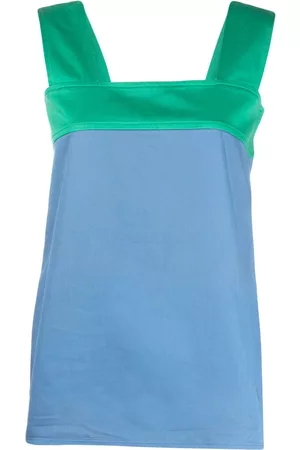 Saint Laurent 1970s colour-block sleeveless top