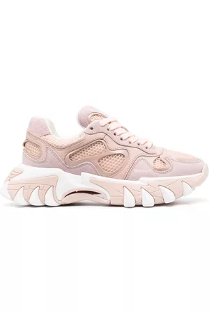Balmain Multi-panel lace-up sneakers