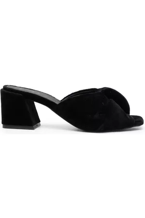 Furla 70mm twist-detail leather mules