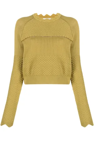 Victoria Beckham Panelled knitted jumper