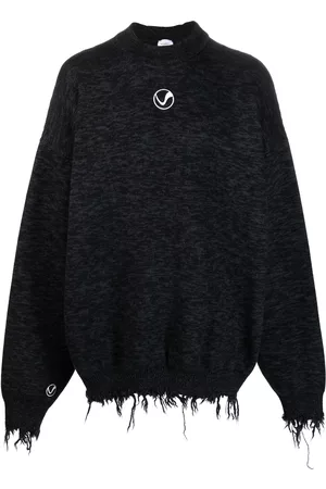 Vetements Embroidered-logo long-sleeve sweatshirt