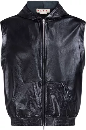 Marni Sleeveless leather jacket