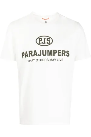Parajumpers Men Short Sleeve - Logo-print cotton T-shirt