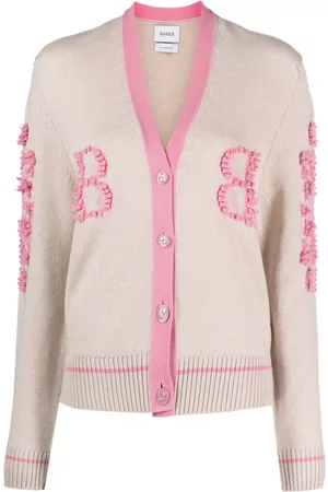 Barrie Contrast-trim cashmere cardigan