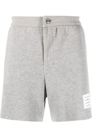 Thom Browne Logo-patch cotton shorts