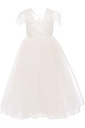Tulleen Ayala floral embroidered tulle dress