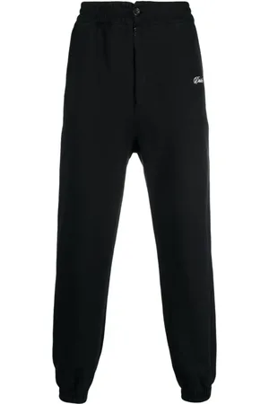 Drôle de Monsieur Embroidered-logo track pants