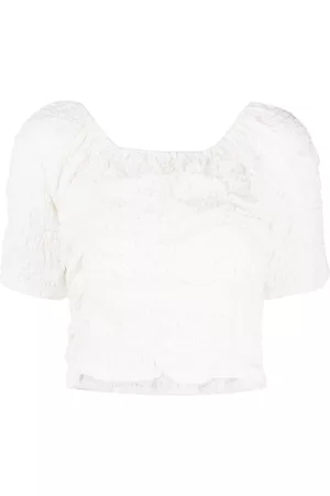 tout a coup Gathered short-sleeve top