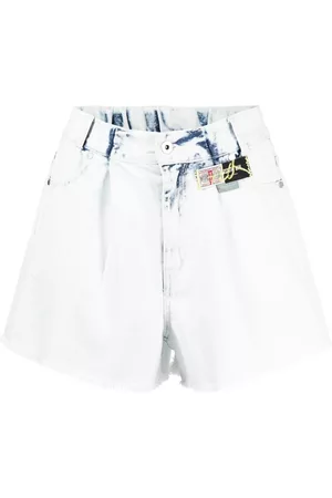 Musium Div. Frayed-edge denim shorts