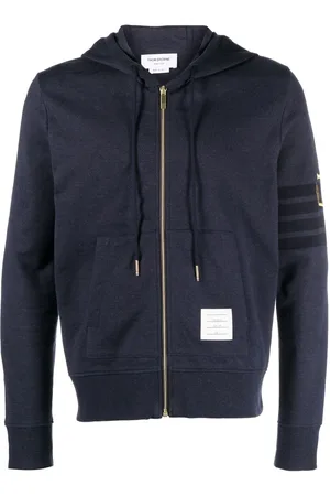 Thom Browne Anchor zip-up hoodie