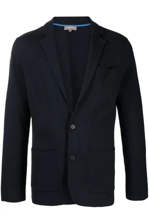 N.PEAL Single-breasted cotton-cashmere blazer