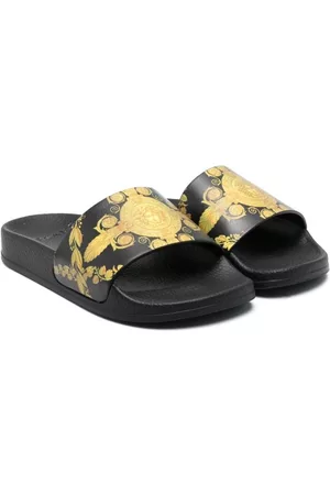 Kids on sale versace slides