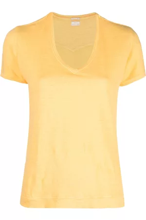MASSIMO ALBA Flores short-sleeve linen T-shirt
