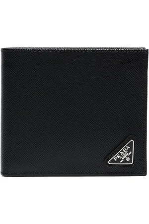 Prada Triangle-logo bifold wallet