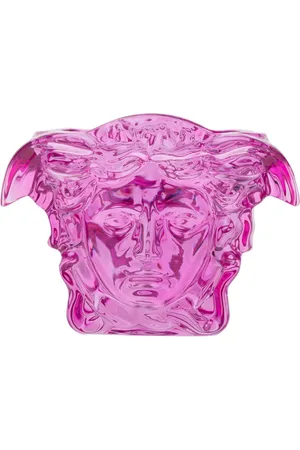 VERSACE Medusa crystal vase (19cm)