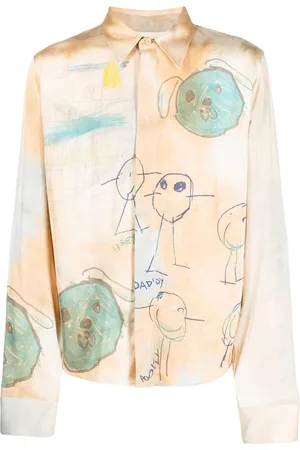 OFF-WHITE Graphic-print long-sleeve shirt