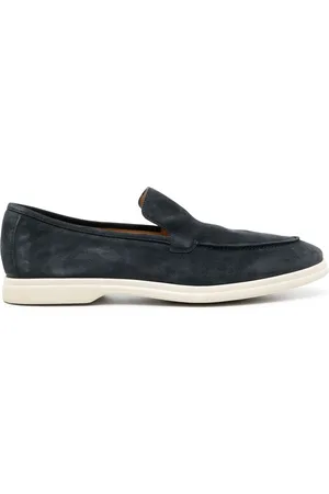 ELEVENTY Calf suede loafers
