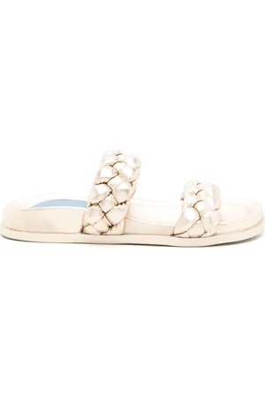 Blue Bird Interwoven-strap detail sandals