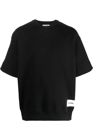 Jil Sander Logo-patch short-sleeve sweatshirt