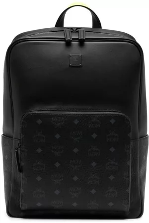 MCM Men Rucksacks - Medium Aren logo-print backpack