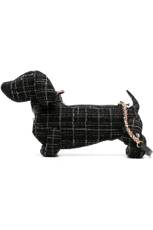 Thom Browne Mini Hector tweed bag