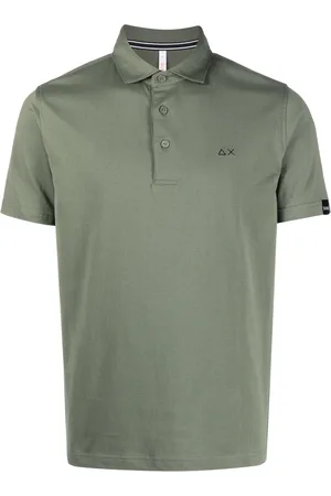 sun68 Embroidered-logo cotton polo shirt