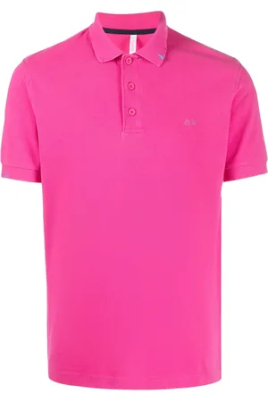 sun68 Men Polo Shirts - Embroidered-logo cotton polo shirt