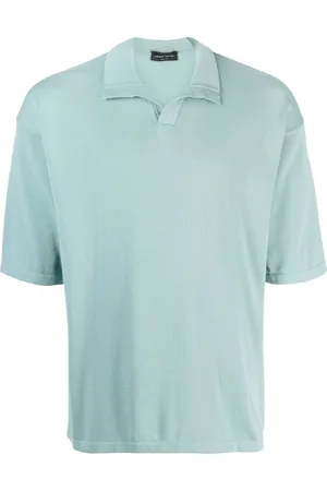 Roberto Collina Drop-shoulder cotton polo shirt
