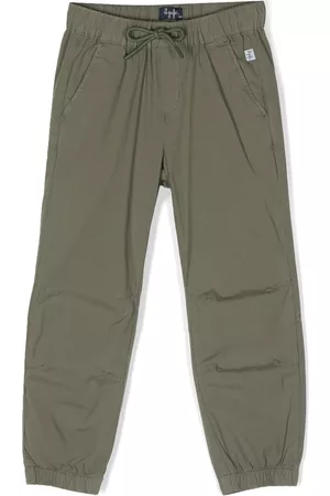 Il gufo Drawstring-waist cotton trousers