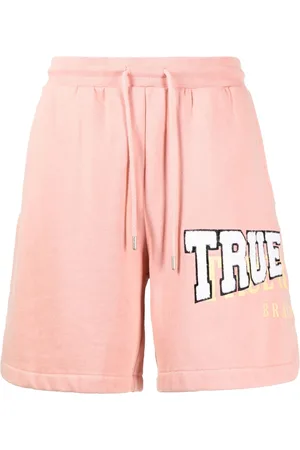 True Religion Logo-print straight-leg shorts