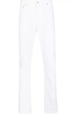 AG Jeans Logo-patch straight-leg jeans