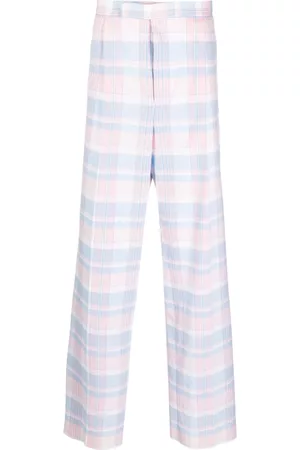 Thom Browne Check cotton trousers
