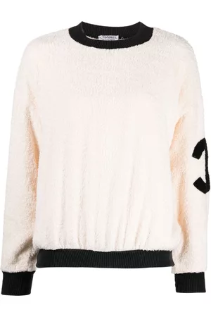 CHANEL 1990s CC crew-neck fleece sweatshirt
