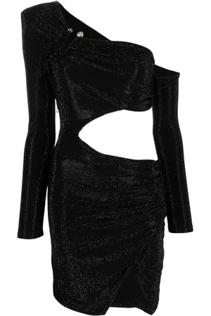 Philipp Plein Rhinestone cut-out dress