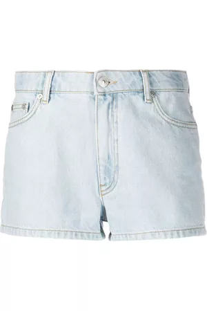 Chiara Ferragni Embroidered-logo denim shorts