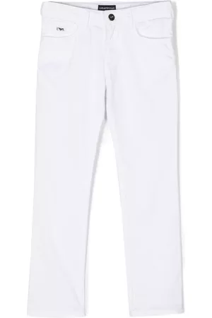 Emporio Armani Stretch-cotton chino trousers