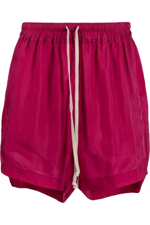 Rick Owens Drawstring satin shorts