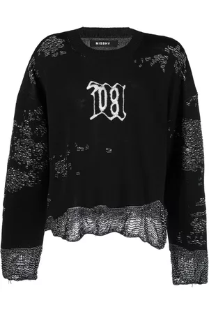 MISBHV Intarsia-knit long-sleeve jumper